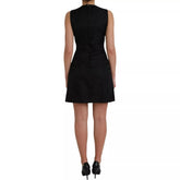 Dolce & Gabbana Black Sleeveless Bodycon A-line Mini Dress